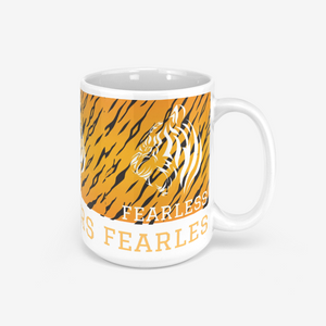 Custom Designer Fearless Tiger Coffee Mug
