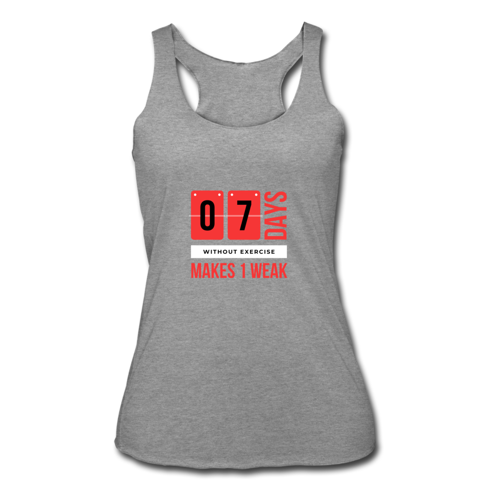 Women’s Tri-Blend Racerback Tank - heather gray