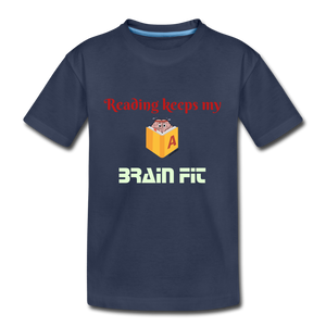 Kids' Premium Reading T-Shirt - navy