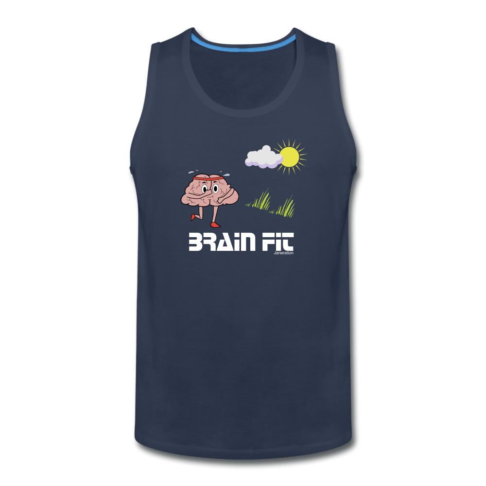 Men’s Premium Workout Tank - navy