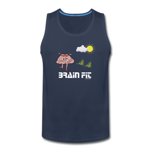 Men’s Premium Workout Tank - navy