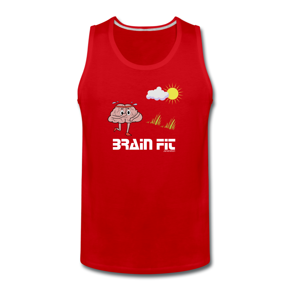 Men’s Premium Workout Tank - red