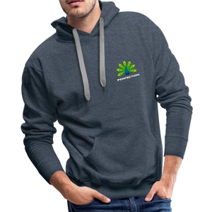 Men’s Premium Hoodie Perfect Hoodie - heather denim