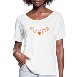 Women’s Flowy T-Shirt - white