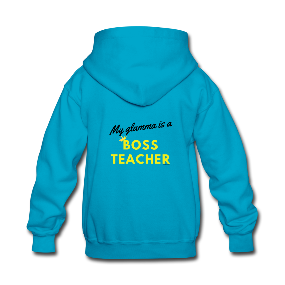 Kid's Hoodie Glamma - turquoise