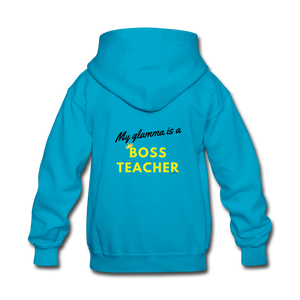 Kid's Hoodie Glamma - turquoise