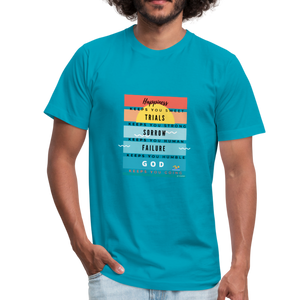 Unisex Jersey T-Shirt by Bella + Canvas - turquoise