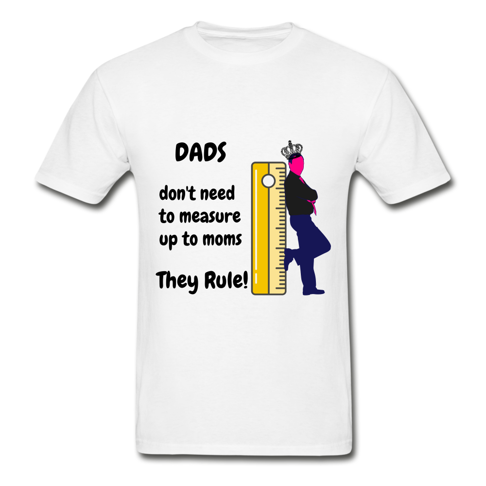 Ultra Cotton Adult T-Shirt for Dads - white