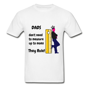 Ultra Cotton Adult T-Shirt for Dads - white