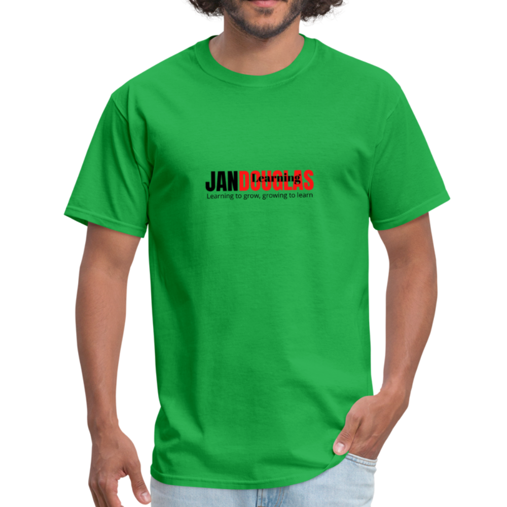 Jandouglas Learning Branded T-Shirt for Men - bright green