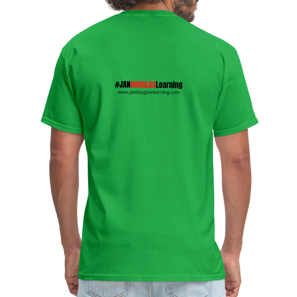 Jandouglas Learning Branded T-Shirt for Men - bright green