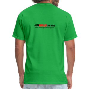 Jandouglas Learning Branded T-Shirt for Men - bright green