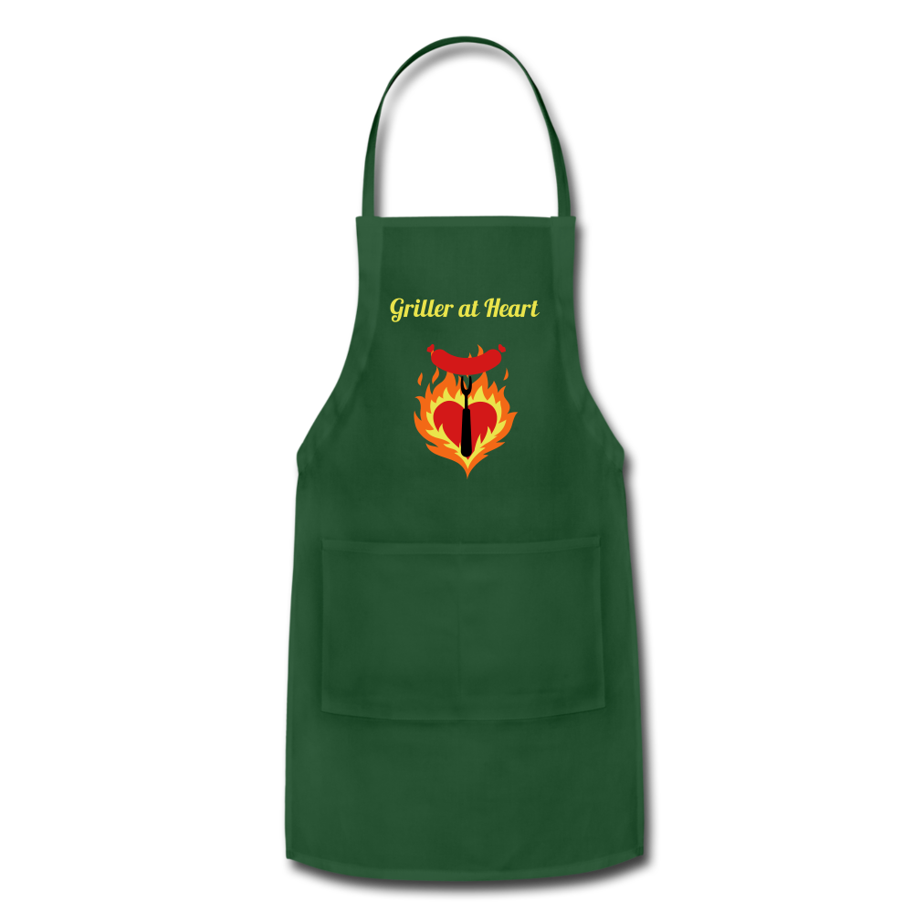 Adjustable Apron - forest green