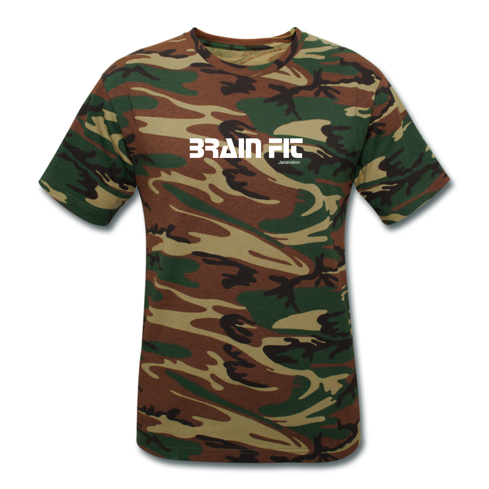 Unisex Camouflage T-Shirt - green camouflage