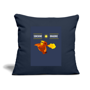 Throw Pillow Cover 17.5” x 17.5” - navy