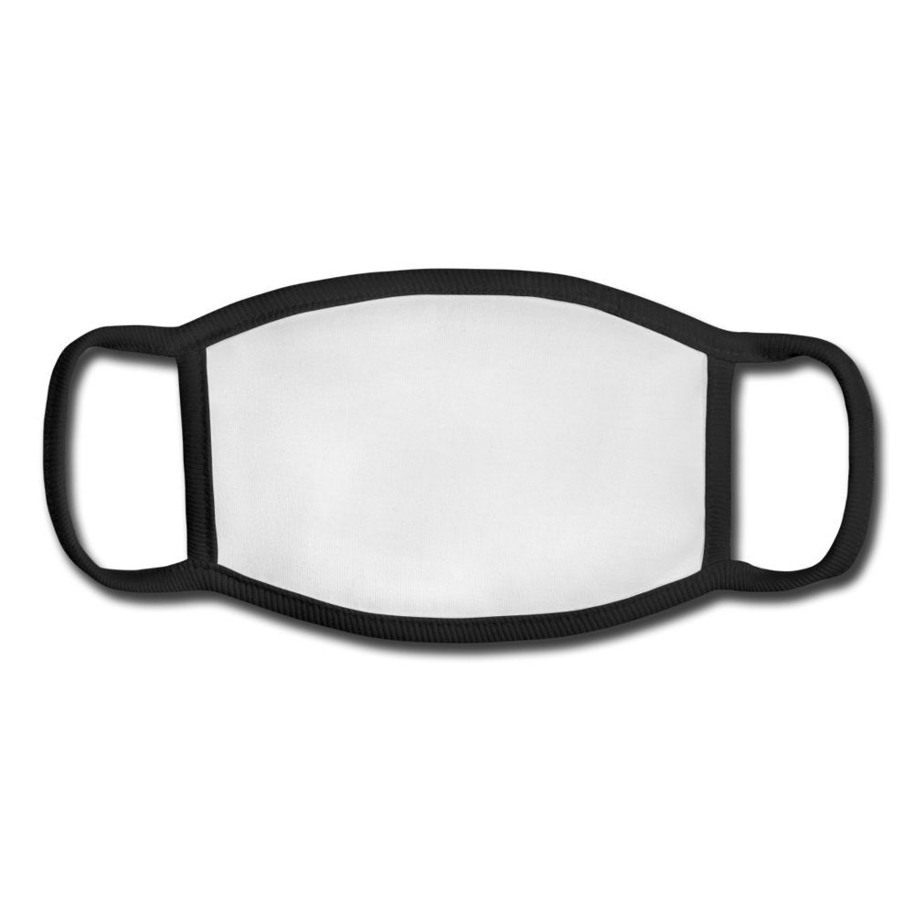 Youth Face Mask - white/black