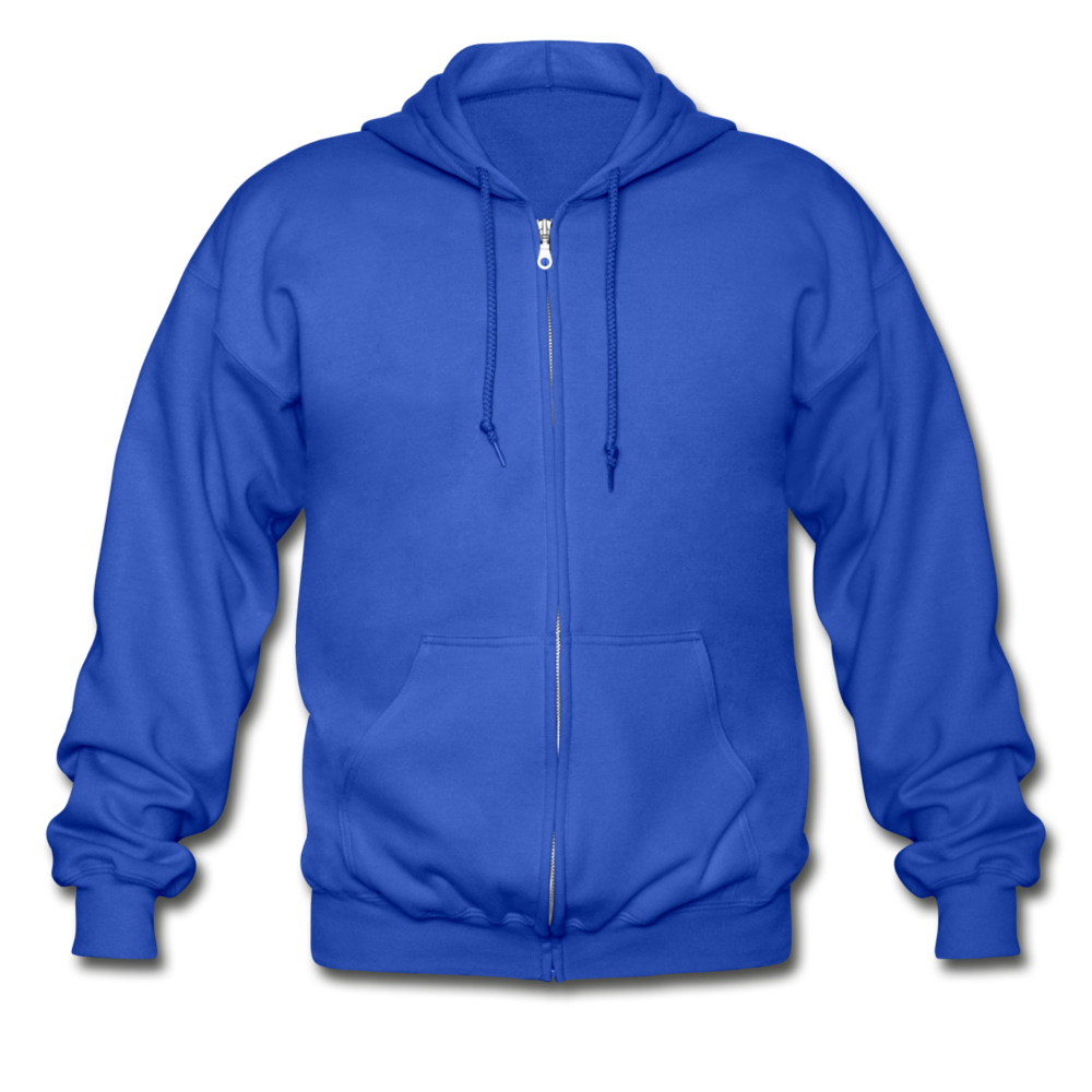 Gildan Heavy Blend Adult Zip Hoodie - royal blue