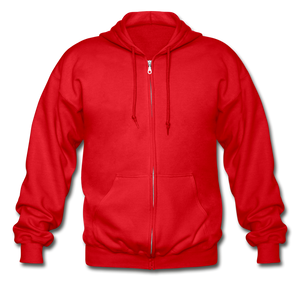 Gildan Heavy Blend Adult Zip Hoodie - red