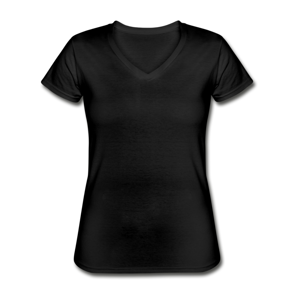 Women's V-Neck T-Shirt - black