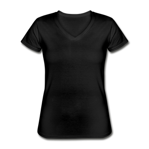 Women's V-Neck T-Shirt - black