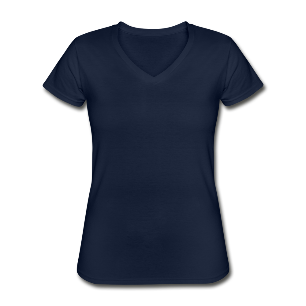 Women's V-Neck T-Shirt - navy