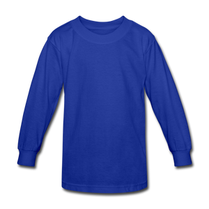 Kids' Long Sleeve T-Shirt - royal blue