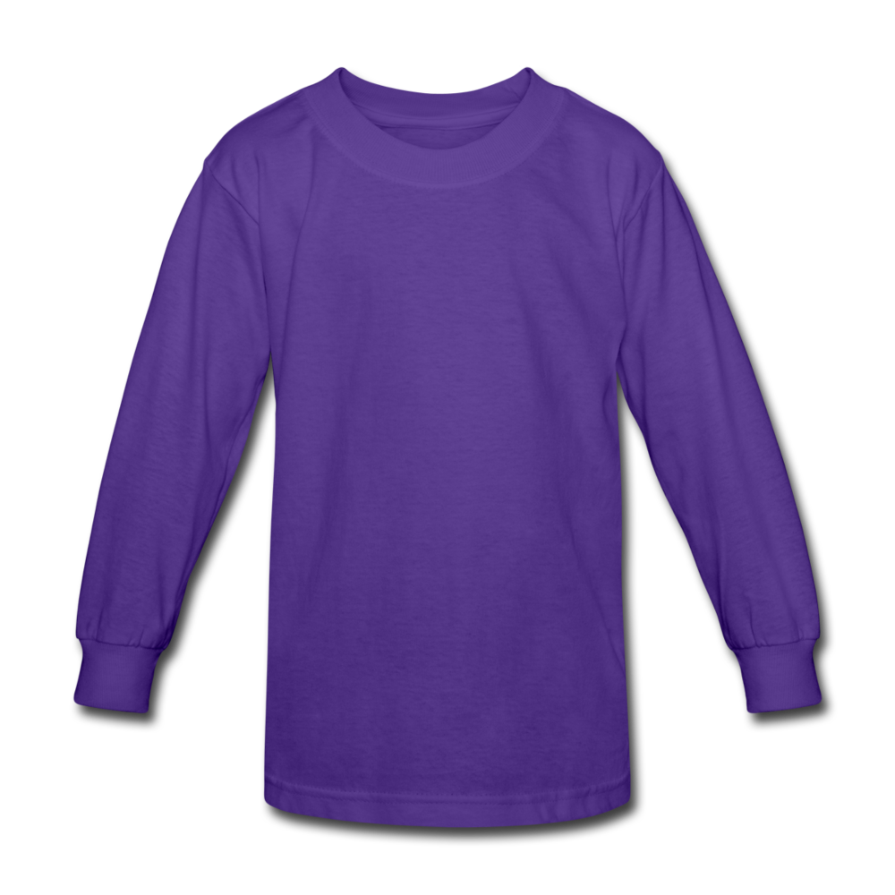 Kids' Long Sleeve T-Shirt - dark purple