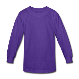 Kids' Long Sleeve T-Shirt - dark purple