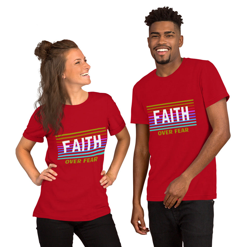 Short-Sleeve Unisex Faith Over Fear T-Shirt